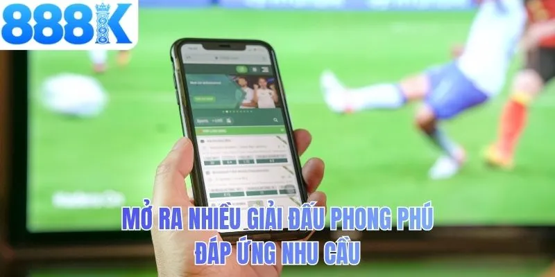 Mở ra nhiều giải đấu phong phú đáp ứng nhu cầu